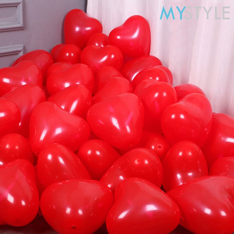 BALON LATEX HATI 220 12 INCH SATUAN MIN 20 PCS BALON PESTA ULANG TAHUN