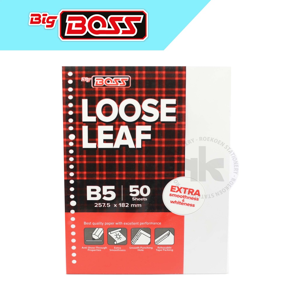 

Big Boss Loose Leaf B5 Polos v50 Putih