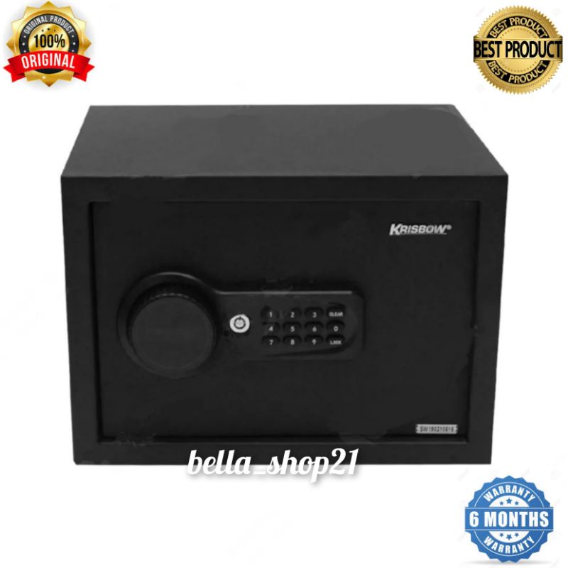 krisbow brankas / lemari besi safety box hitam A6154
