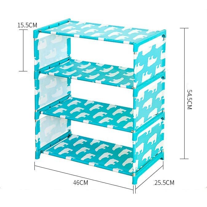 Rak sepatu 4 susun / portable rack serbaguna