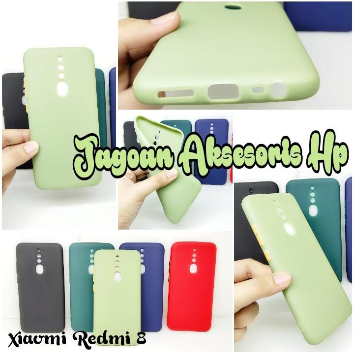 SMPC TPU Candy Xiaomi Redmi 8 6.22 inch SoftCase Macaron Protection Camera Tombol Warna