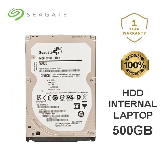 HDD Internal 2,5inch Seagate for Laptop/Notebook