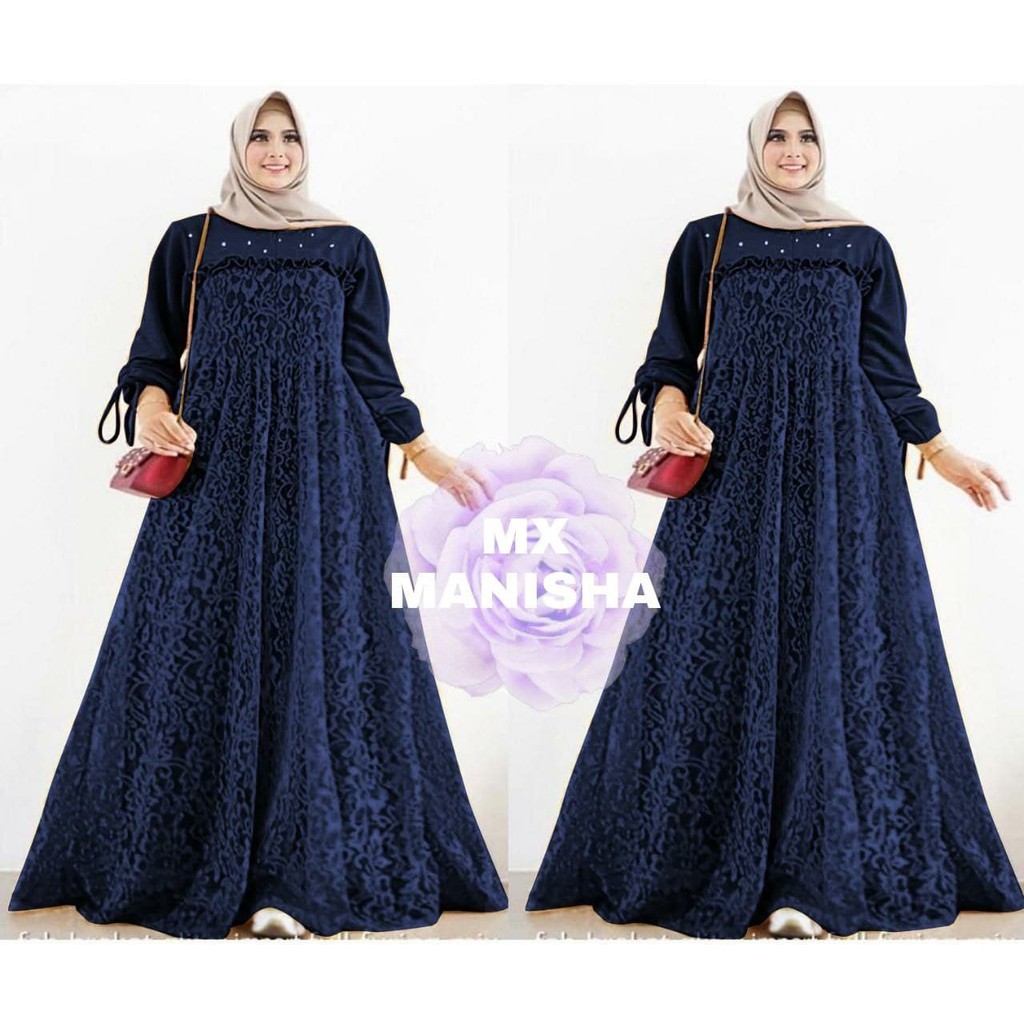 ESME- Maxi Manisha/ COD/ Maxi Wanita Jumbo Busui/ Maxi Wanita Fashion Muslim/ Dress Muslim Kondangan