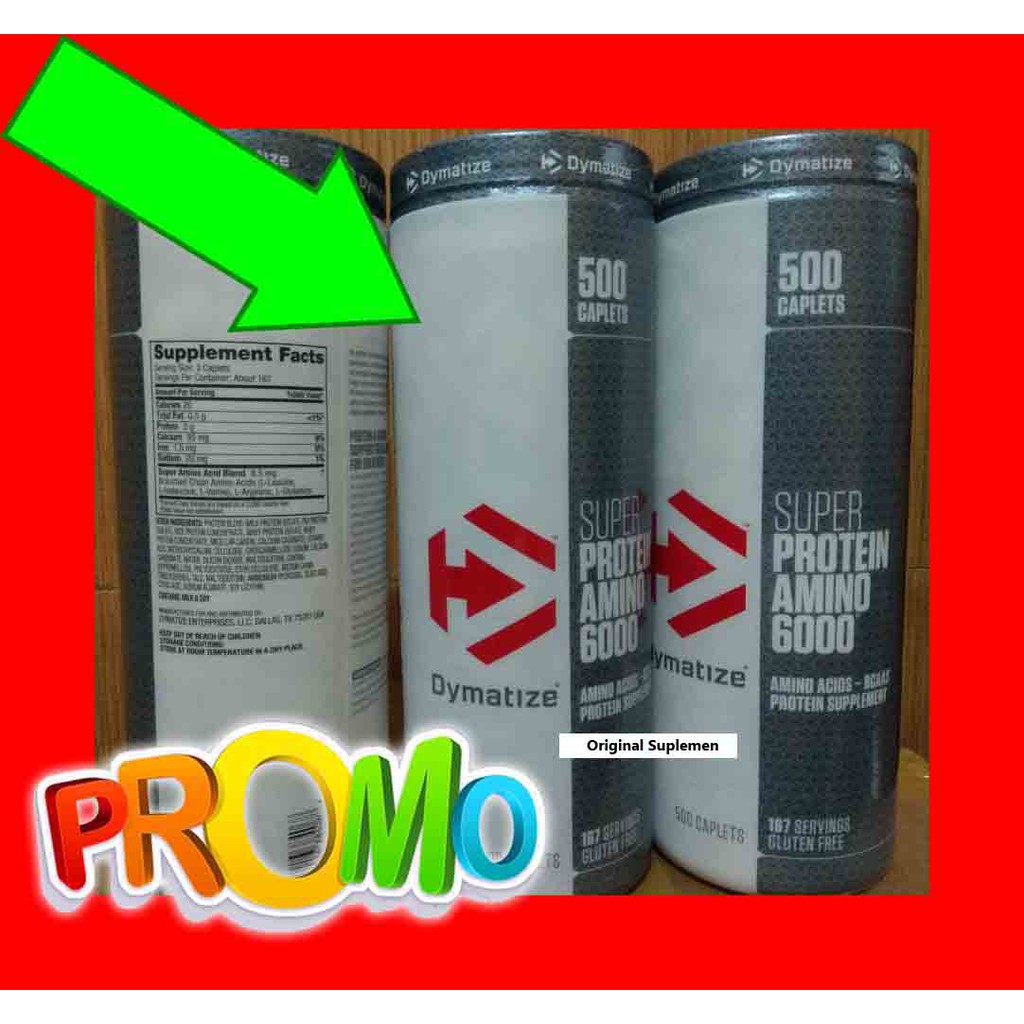 Amino 6000 Dymatize 500 Caplets Super Protein Amino6000 500Caplets