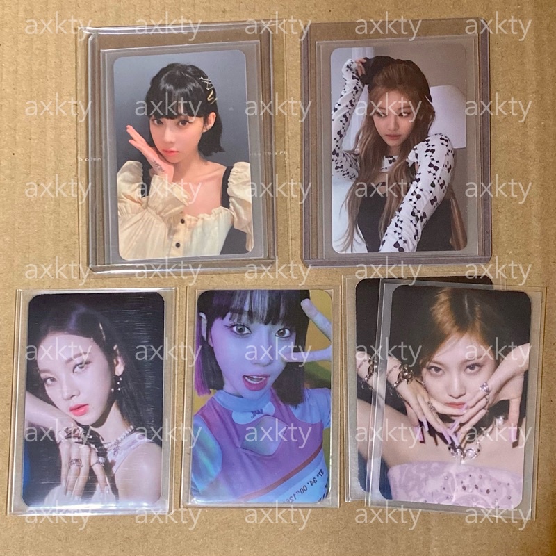 [baca desc] aespa savage photocard benefit (sgs sm global shop, mumo, yizhiyu) pc bene karina gisell