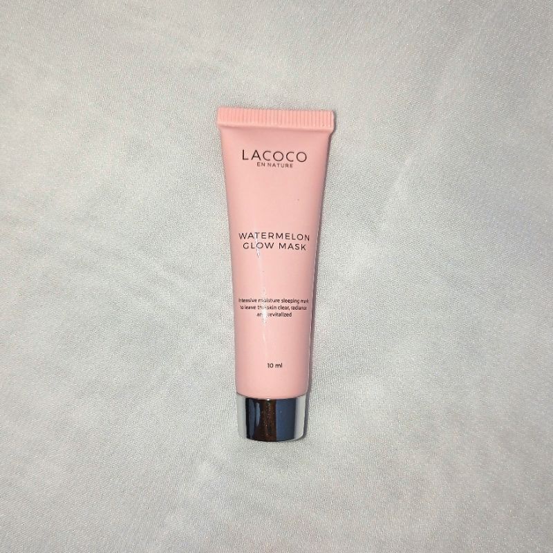 PRELOVED SKINCARE/PRELOVED LACOCO/PRELOVED LACOCO WATERMELON GLOW MASK [BACA DESKRIPSI]