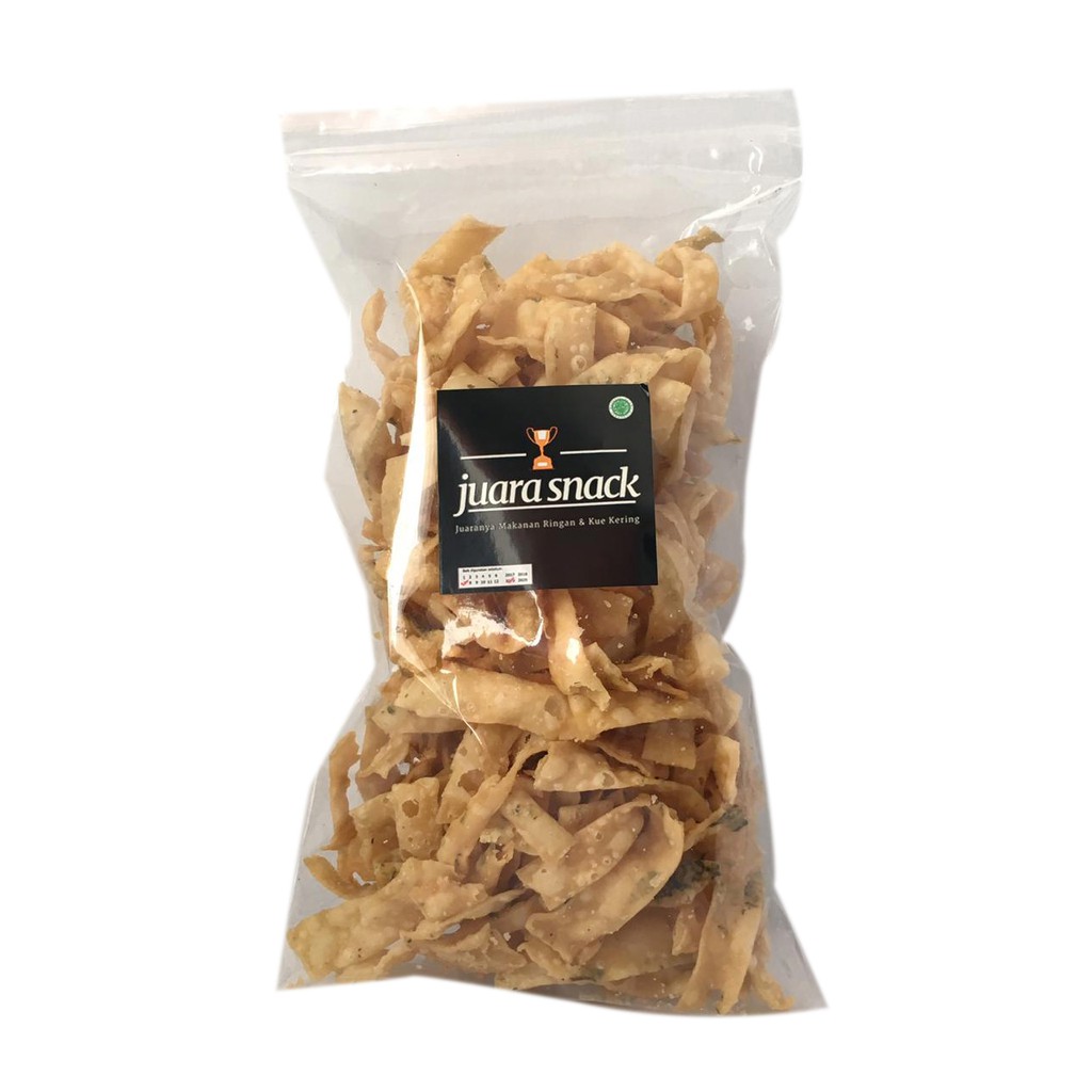 

Juara Snack - Keripik Pangsit Iris 200gr