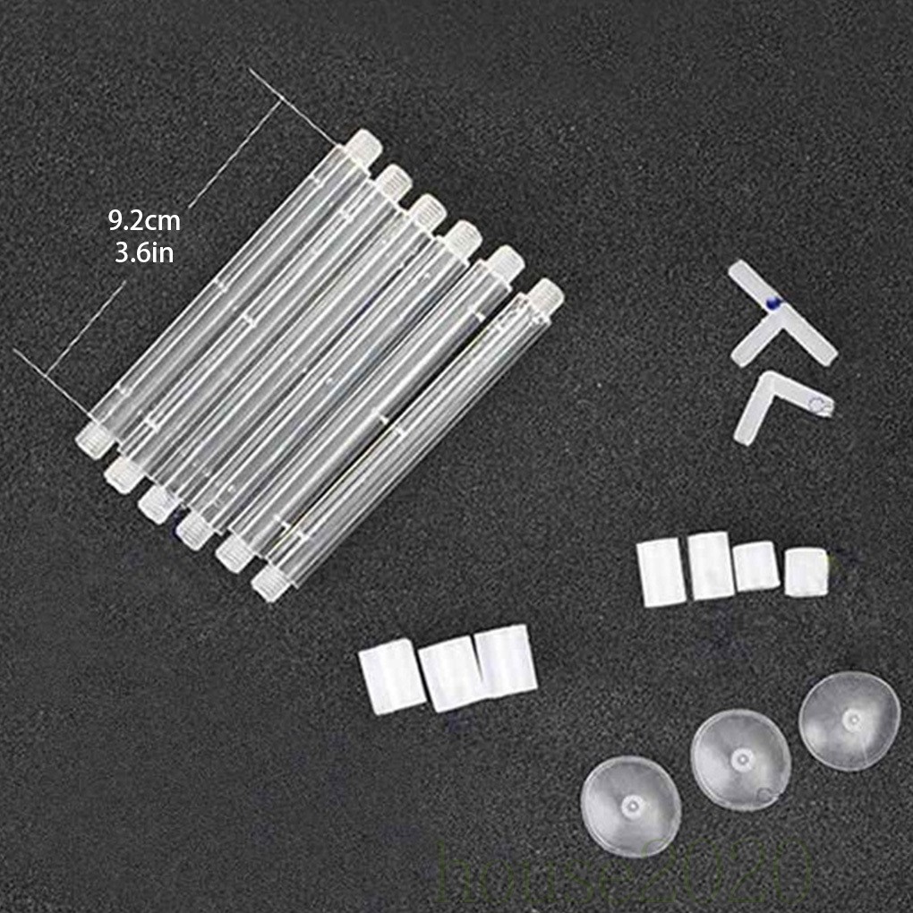 Tabung Aerator Diffuser Gelembung Dinding Removable Adjustable Untuk Akuarium Ikan