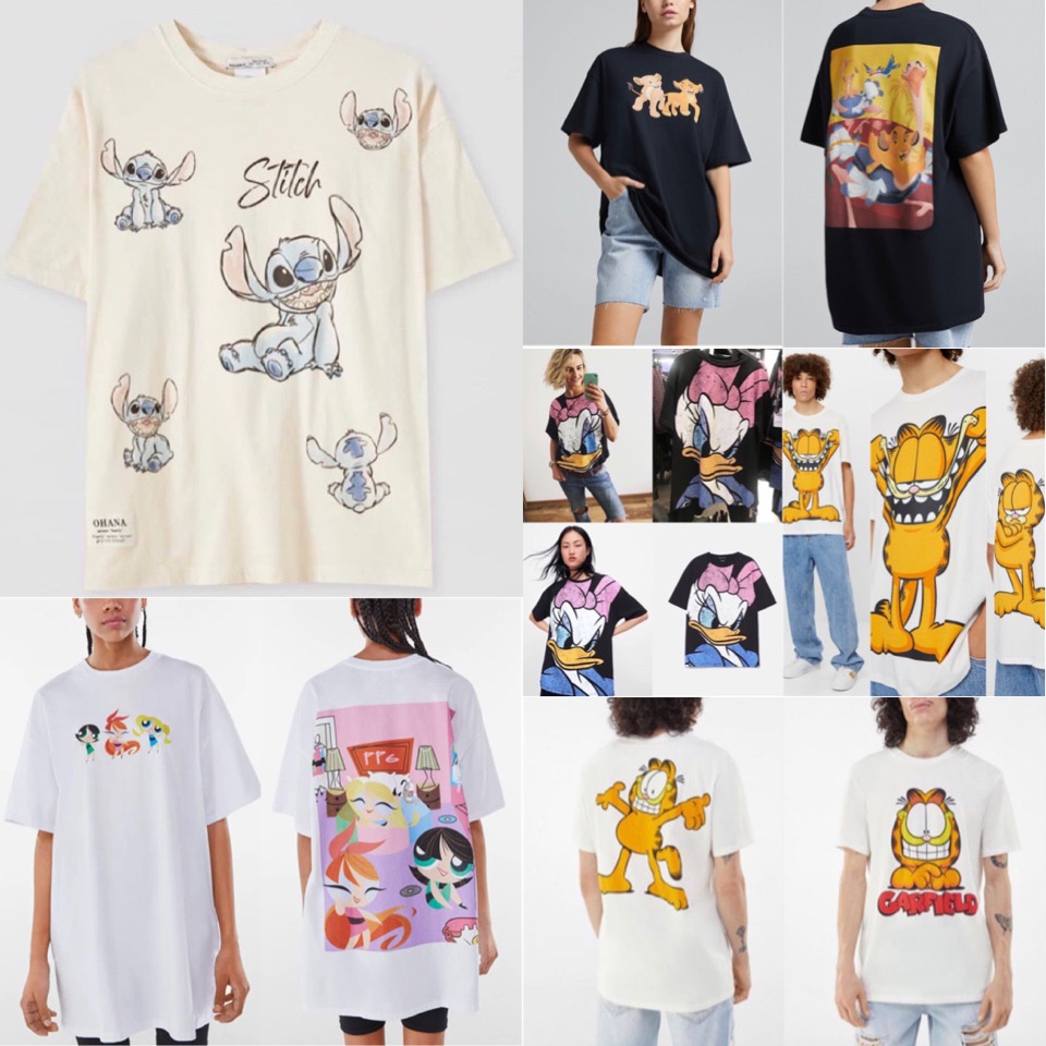 Zara disney  reestok berskha GARFIELD REESTOK PULL&amp;bear daisy&amp;donald duck full tagpp