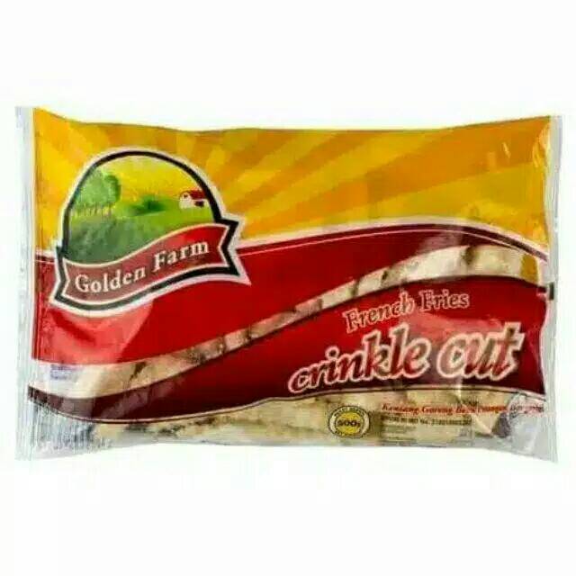 

Golden Farm Crinkle Cut 500gr - French Fries Kentang Goreng
