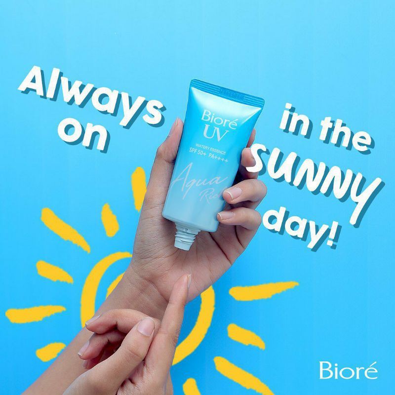 BIORE UV AQUA RICH WATERY ESSENCE SPF 50 PA++++ 15 ml /BIORE SUNSCREEN