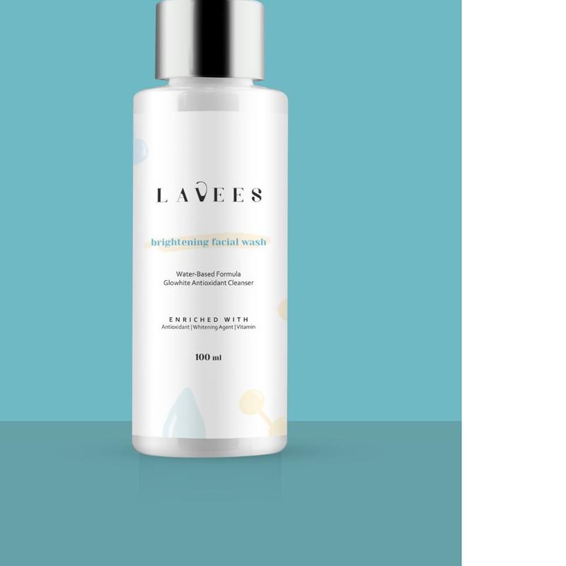 ➴ Lavees Glowhite Brightening Facial Wash 100ml (NEW Size) ✹