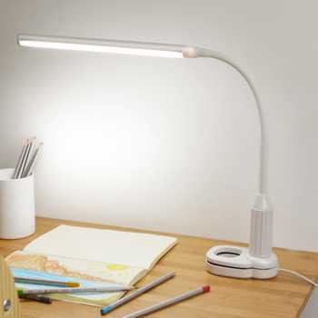 Murah Lampu Meja LED Eye Protection Desk Lamp Clip 24 LED 5W - L1515W