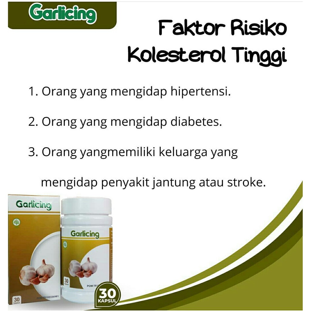 Ekstrak Bawang Putih Dayak Garlicing Herbal Alami Memelihara Jantung Dan Menurunkan Kolesterol