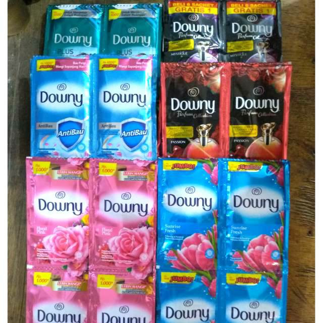 Downy Pelembut Pewangi Pakaian 22ml/ harga 12 pcs