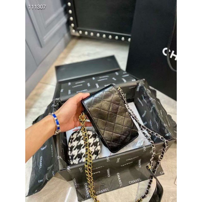 chanel phone case with pouch