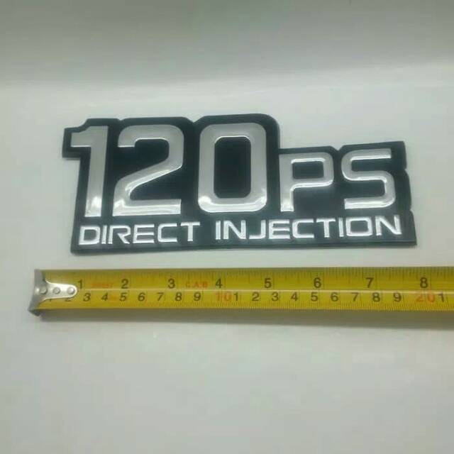 Emblem 120PS chrome