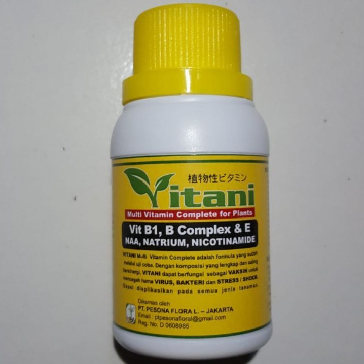 Pupuk VITANI 100ML Multivitamin B1, B Complex dan E Untuk Tanaman