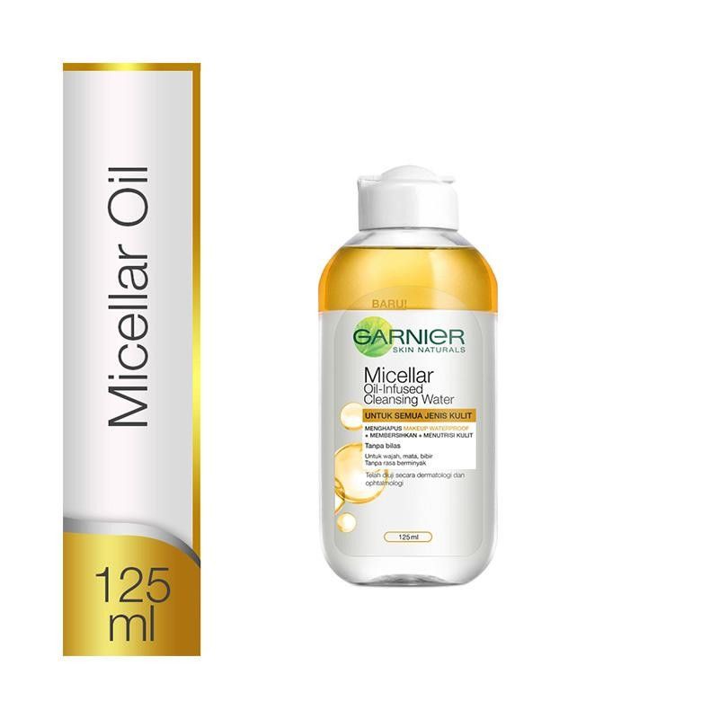 GARNIER MICELLAR CLEANSING WATER 125ML-OIL INFUSED
