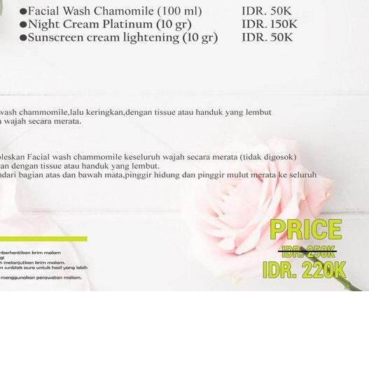 (wajib konsul) Paket Whitening II () evana beauty care