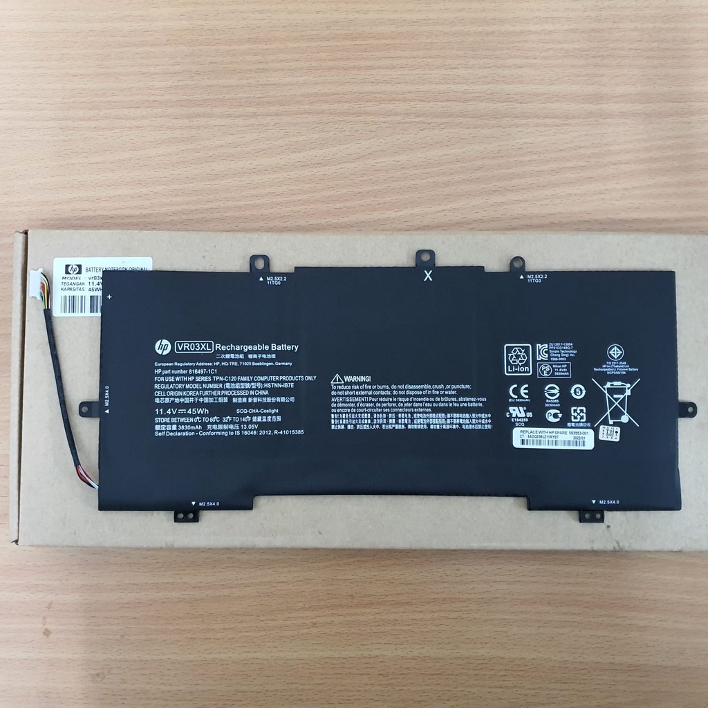 Baterai Laptop HP Envy 13-D040TU D045TU D050NA D055SA D026TU (VR03XL)