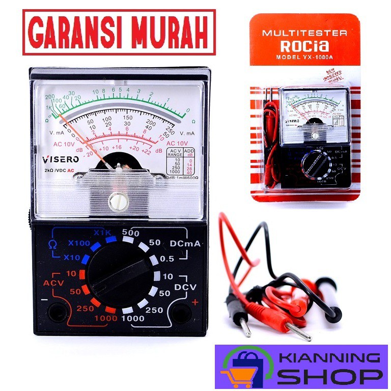 [COD] Multitester Multimeter Avo Meter A Ampere V Volt O Ohm Avometer Mini