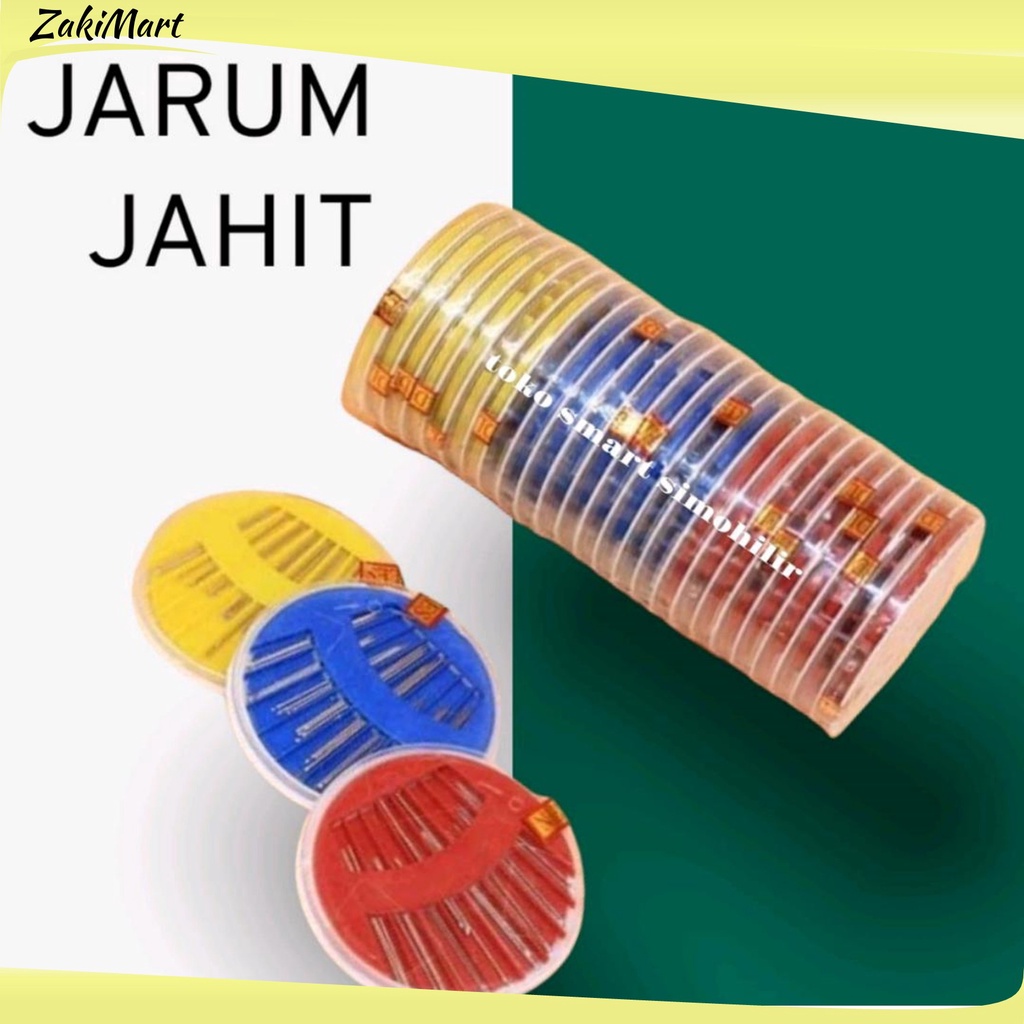 Jarum Jahit Tangan 1 Set Model Bundar