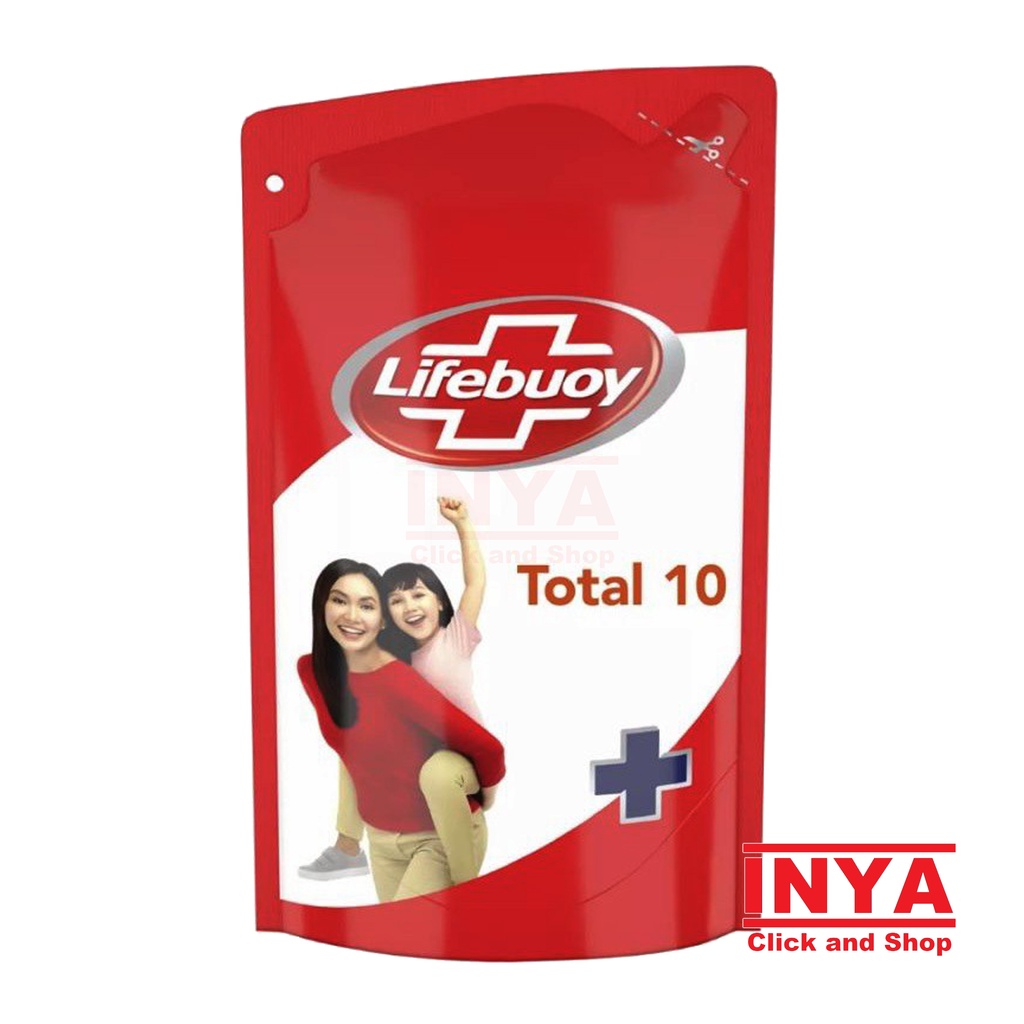 LIFEBUOY TOTAL 10 ANTIBACTERIAL BODY WASH 400ml REFILL - Sabun Cair