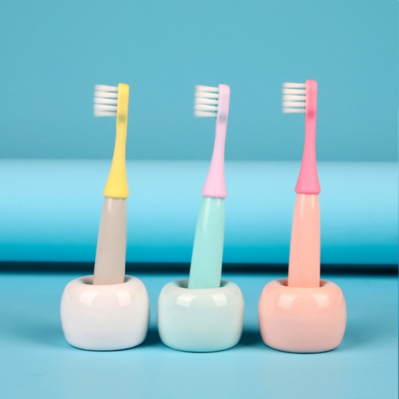 Sikat gigi bayi anak kids toothbrush 2 - 6 tahun isi 3 pcs Sikat Gigi Jamur Set 3 in 1 Sikat Gigi Gusi Anak Silikon Training Toothbrush Bulu Halus Lembut Kids Toothbrush Pembersih Gigi Anak 2-6 TahunSilicone Anak Bulu Halus Training Toothbrush