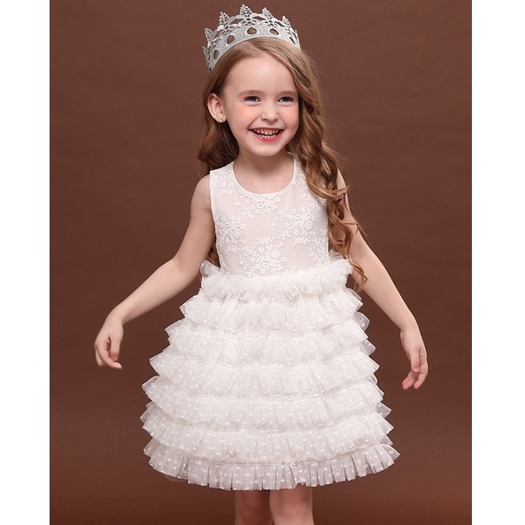 DR46-Dress Anak Pesta Fluffy Mermaid