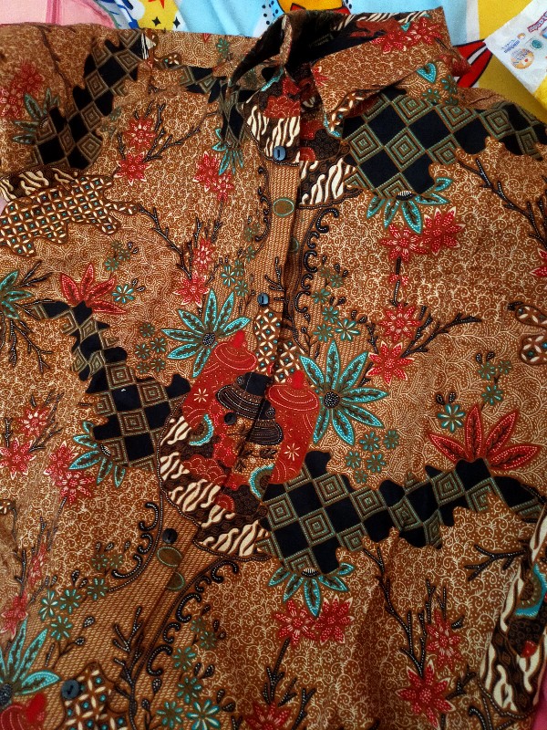 Kemeja Batik Lengan Panjang /jumbo / Seragam Kantor / Kondangan/ Baju Pria Dewasa /  Formal / Kasual