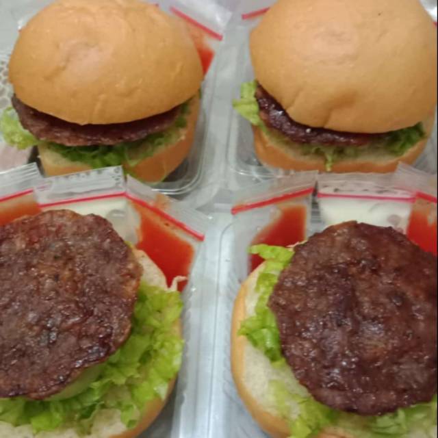 

Beef burger , beard burger ,cream cheese , saus baberque