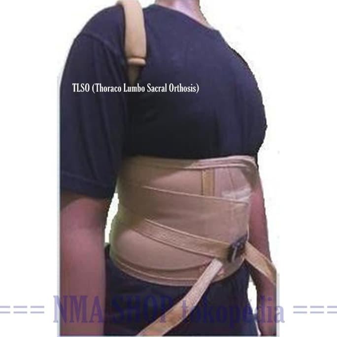 KORSET LUMBAL KORSET PENYANGGA TULANG BELAKANG TLSO UKURAN XL XXL
