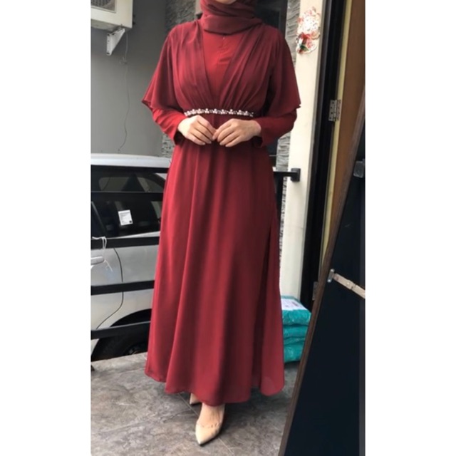 Vanesha Margaretta - 621#/New Gamis Fashion Muslim// Fashion Hijab / Busui dan Bumil Friendly