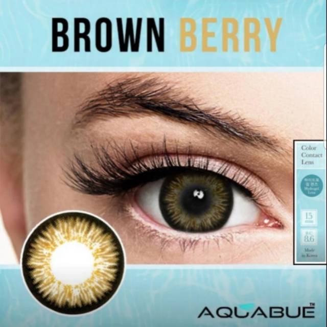 

Softlens korea Aquabue Brown Berry