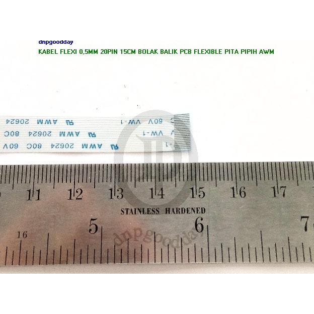 

Kabel Flexi 0,5Mm 20Pin 15Cm Bolak Balik Pcb Flexible Pita Pipih Awm Dnpgood11 Segera Beli