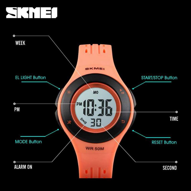 SKMEI Kids Jam Tangan Sporty Anak Anti Air Cocok Untuk Kado - 1455