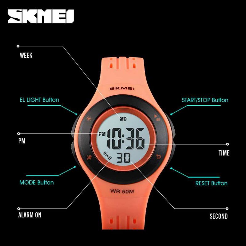 SKMEI Kids Jam Tangan Sporty Anak Anti Air Cocok Untuk Kado - 1455