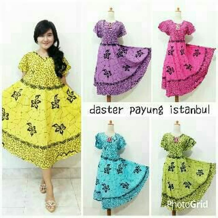 DASTER PAYUNG BUSUI ISTAMBUL/ DASTER MURAH/ GROSIR BATIK PEKALONGAN