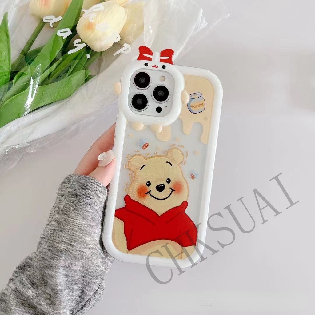 Soft Case Transparan Motif Kartun Untuk iPhone 13 12 11 Pro Max X XR Xs Max 8 7 6 6s Plus