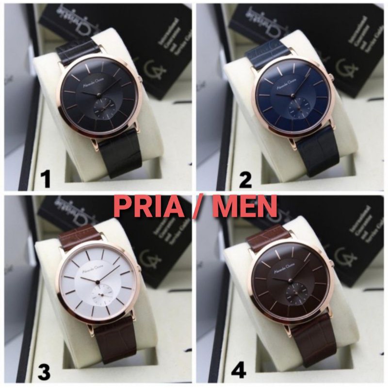 Alexandre christie Classic AC 8575 Men / AC8575 Pria leather original