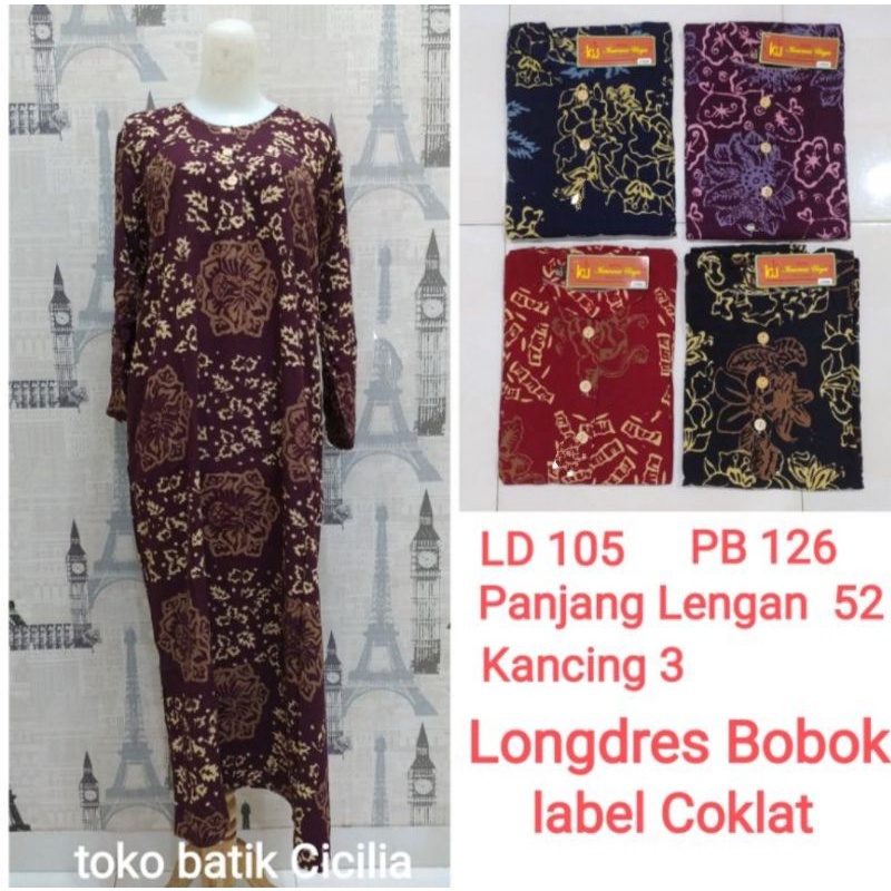 Longdres Bobok LD 105 Kencana Ungu label coklat