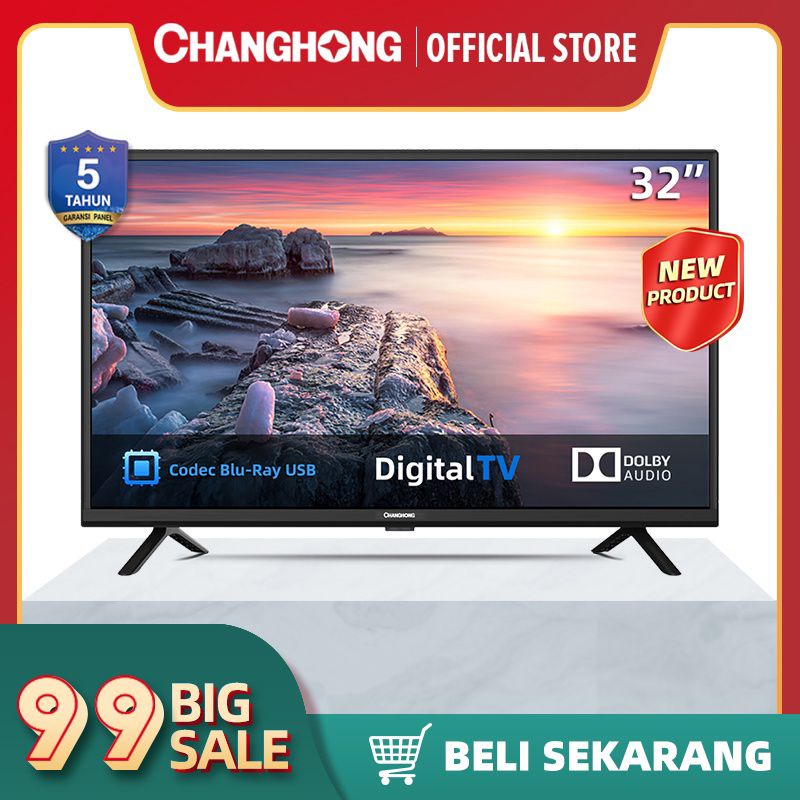 TV LED DIGITAL 32" CHANGHONG L32G5W 32G5W