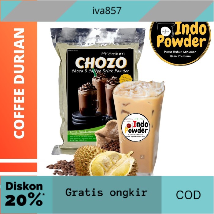 

PROMO Bubuk Minuman COFFEE DURIAN 1Kg - Bubuk COFFEE DURIAN 1Kg GRATIS ONGKIR