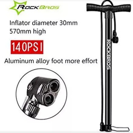 Pompa Sepeda Rockbros Pump MTB Roadbike Presta Bola 5930 140Psi