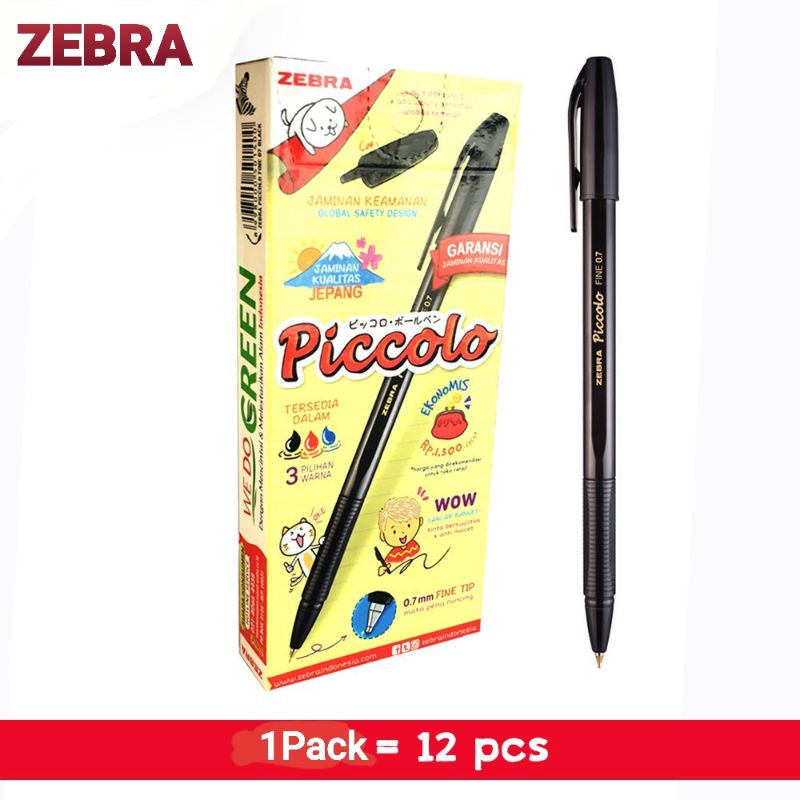 

PEN ZEBRA PICCOLO 0,7 PER PACK