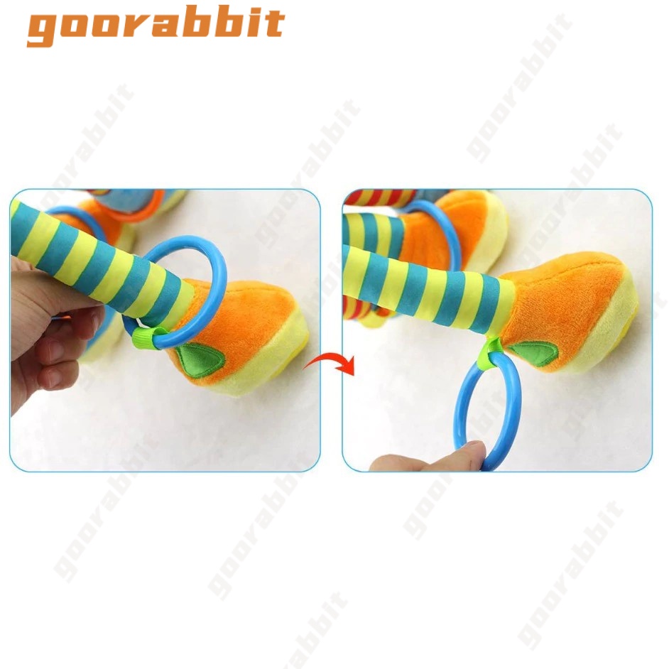 Mainan Rattle Gantung Bentuk Boneka Hewan Untuk Stroller / car seat Bayi 0-3 - 6-9 - 12 Bulan