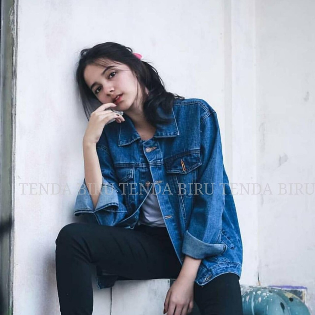 Jaket jeans Denim wanita/pointcloting