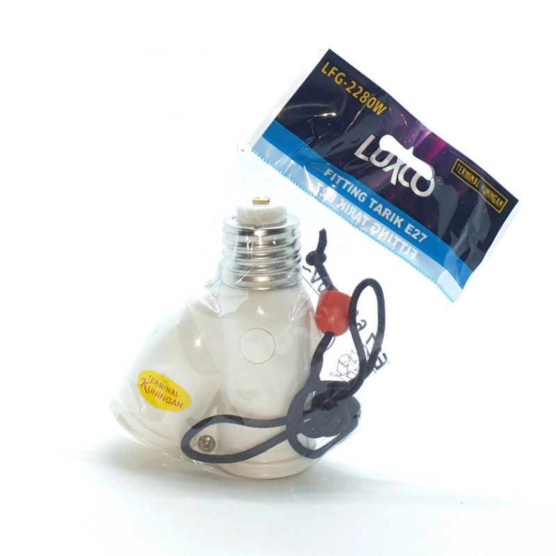 Luxco Fiting Tarik LFG2280 / Fiting Lampu Tarik 2 Lubang