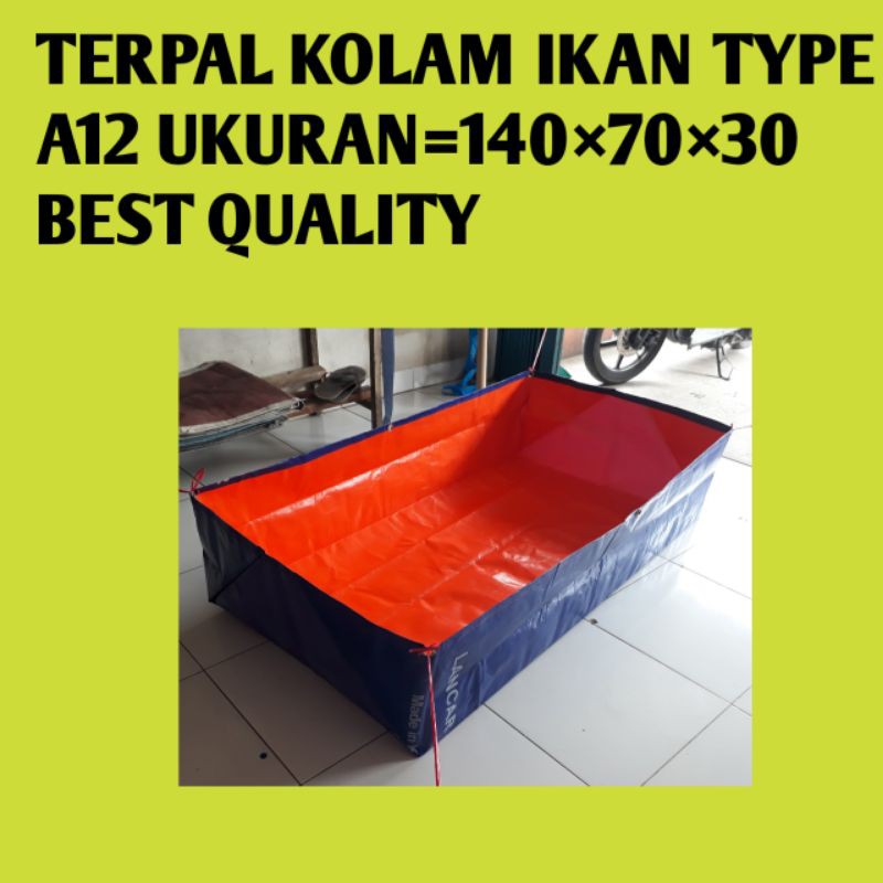 terpal kolam ikan TYPE A12 ukuran (140×70×30)